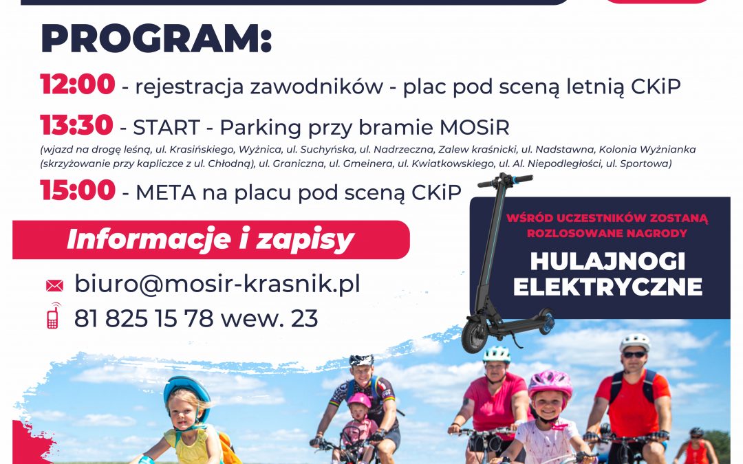 FAMILIJNY RAJD ROWEROWY – 3 MAJA