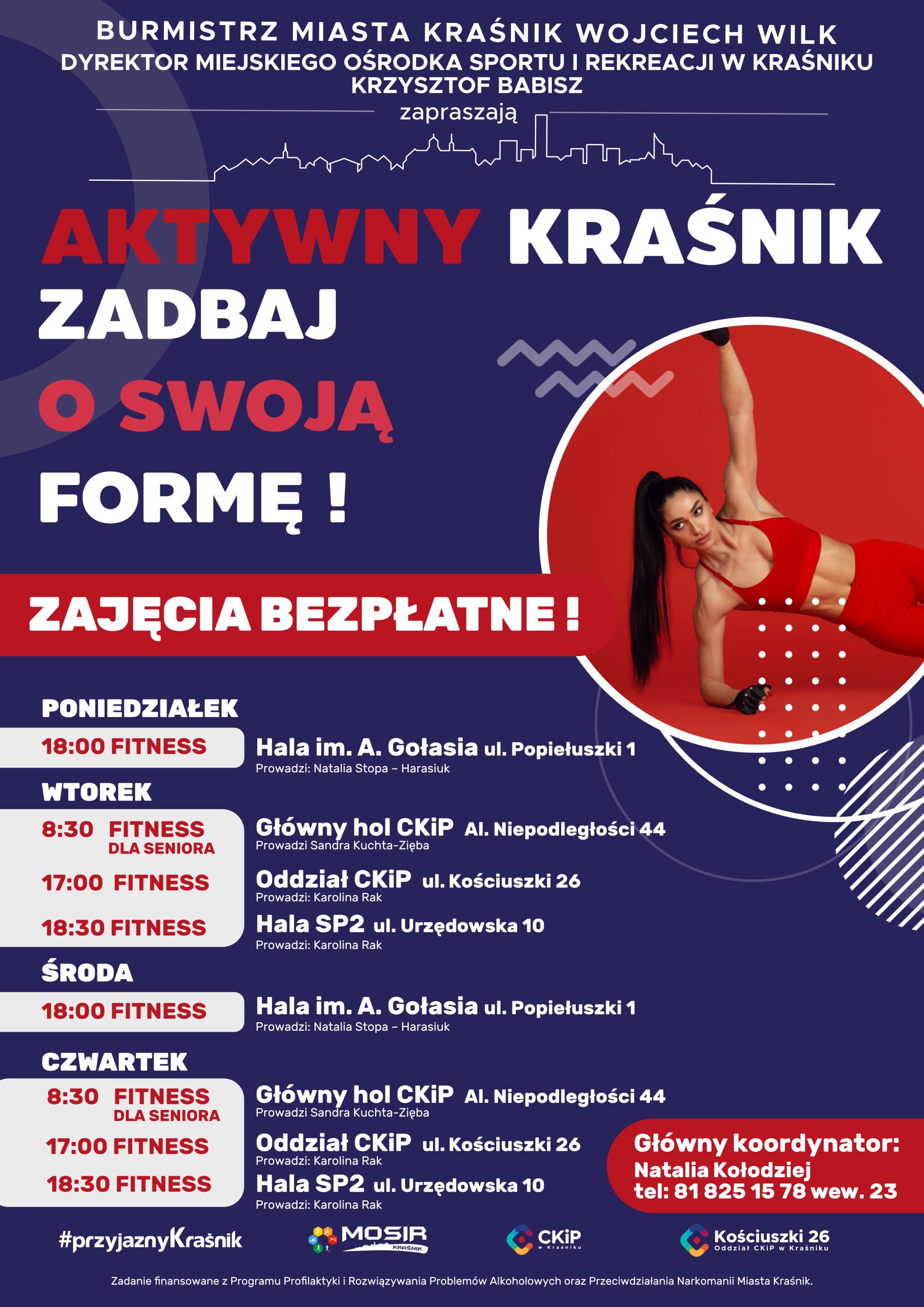Zajęcia fitness “Aktywny Kraśnik”