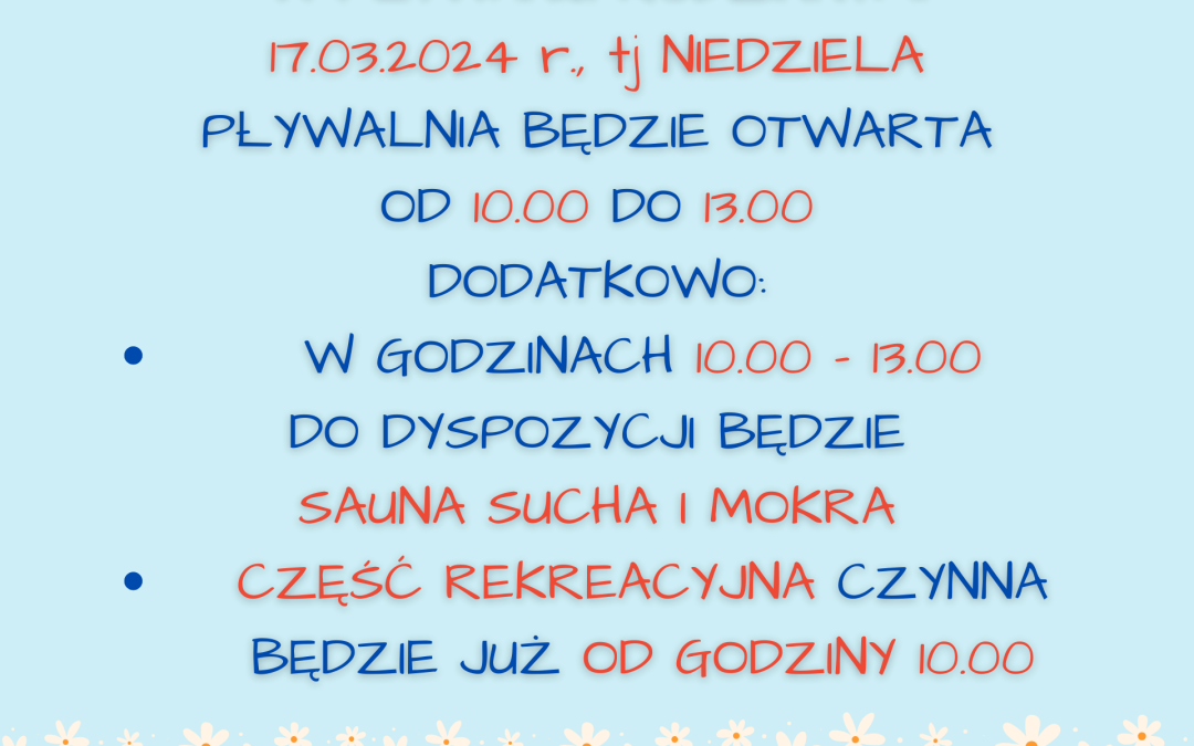 Wiosenne zawody w pływaniu rodzinnym