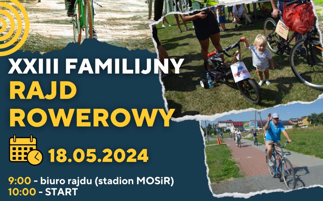 XXIII FAMILIJNY RAJD ROWEROWY