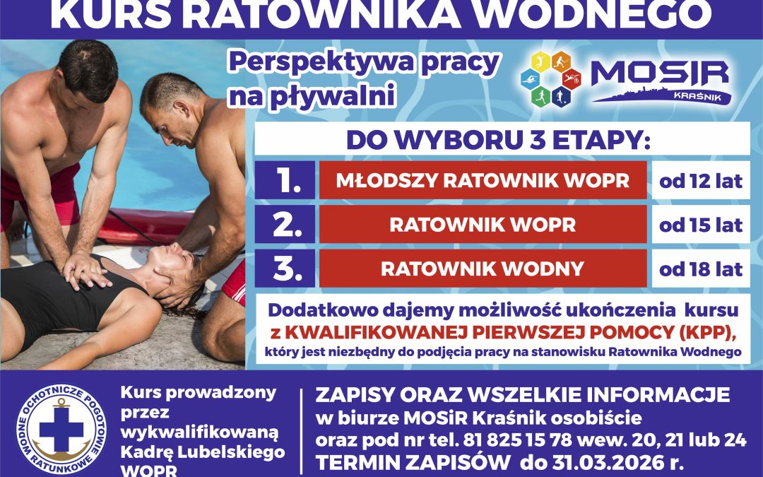 Kurs Ratownika Wodnego